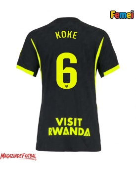Atletico Madrid Koke #6 Tricou Fotbal Replică 2026-27 Femei Deplasare